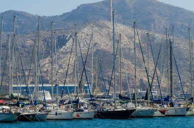 Cartagena, İspanya - 22 Şubat 2019 görüntülemek içinde gezinti 