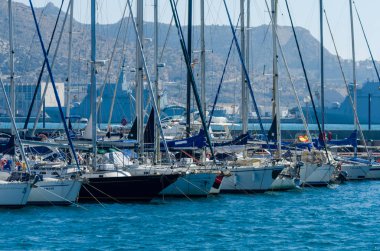 Cartagena, İspanya - 22 Şubat 2019 görüntülemek içinde gezinti 