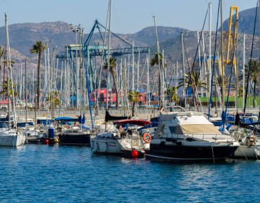 Cartagena, İspanya - 22 Şubat 2019 görüntülemek içinde gezinti 