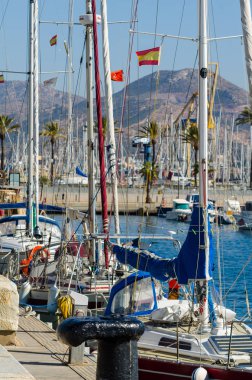 Cartagena, İspanya - 22 Şubat 2019 görüntülemek içinde gezinti 