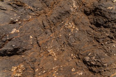 Tasarım ve dekorasyon, doku kayalar için doğal desen ile Mineral Malzeme yüzey çekim