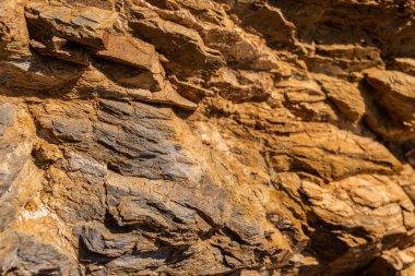 Tasarım ve dekorasyon, doku kayalar için doğal desen ile Mineral Malzeme yüzey çekim