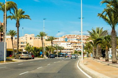 La Manga, Ispanya, 4 Mart 2019 ünlü yol t ile çalışan