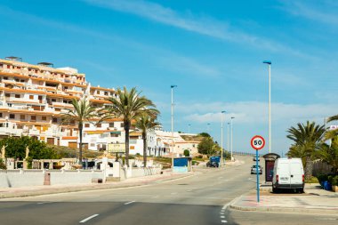La Manga, Ispanya, 4 Mart 2019 ünlü yol t ile çalışan