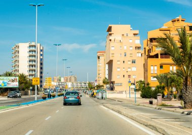 La Manga, Ispanya, 4 Mart 2019 ünlü yol t ile çalışan