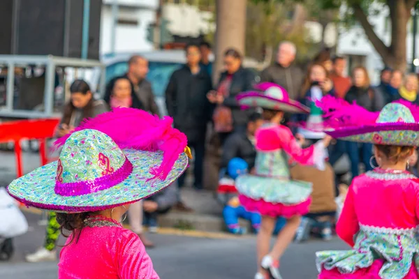 カルタヘナ スペイン 2019 ムルシア地方の有名な町の住民によって組織されたカラフルなカーニバルのパレード — ストック写真