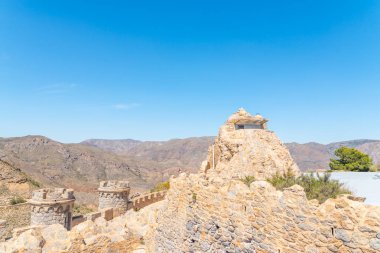 Battery Castillitos, İspanya - 13 Nisan 2019 Terk edilmiş askeri c