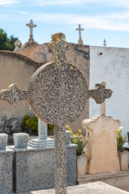 Canteras, İspanya - 2 Nisan 2019 Murcia regio'nun tipik mezarları