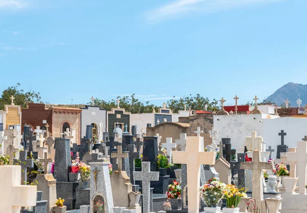 CANTERAS, SPAGNA - 2 APRILE 2019 Tombe tipiche della Murcia regio — Foto Stock