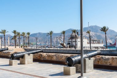 Cartagena, İspanya - 22 Şubat 2019 görüntülemek içinde gezinti 