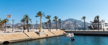 Cartagena, İspanya - 22 Şubat 2019 görüntülemek içinde gezinti 