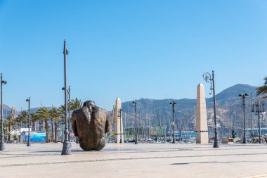 Cartagena, İspanya - 22 Şubat 2019 görüntülemek içinde gezinti 
