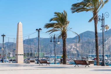 Cartagena, İspanya - 22 Şubat 2019 görüntülemek içinde gezinti 