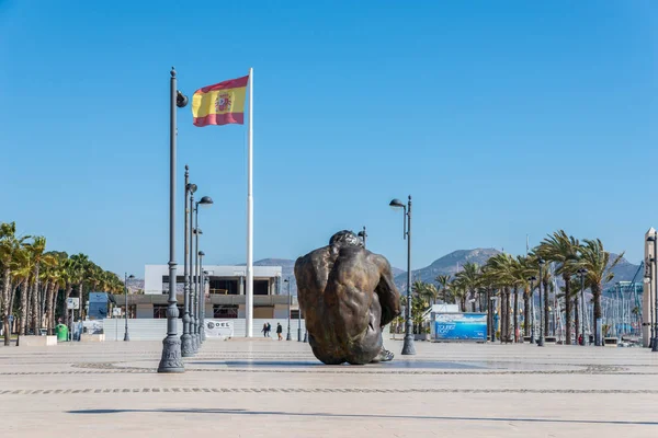 Cartagena, Spanien - 22. Februar 2019 Blick von der Promenade in — Stockfoto