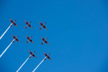 Torre Del Mar, İspanya - 29 Temmuz 2018 yetenek gösterisi