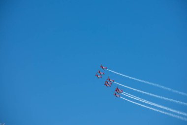Torre Del Mar, İspanya - 29 Temmuz 2018 yetenek gösterisi
