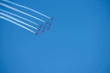 Torre Del Mar, İspanya - 29 Temmuz 2018 yetenek gösterisi