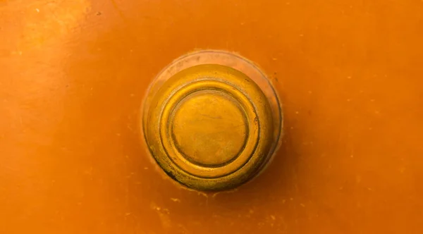 Κοντινό Πλάνο Στρογγυλό Χερούλι Πόρτας Διακοσμητικά Στοιχεία Διακόσμηση Πόρτας Vintage — Φωτογραφία Αρχείου
