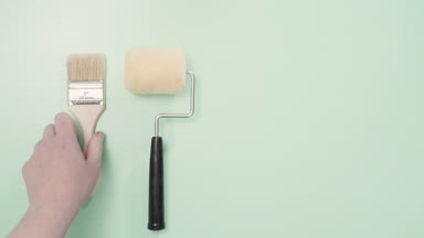 Boya Fırçası ve roller için ev boya projesi