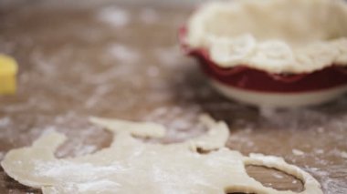 Adım adım. Pişirme tatil sezonu. Noel için şekerli Kurabiye Pişirme