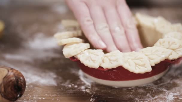 Step Step Holiday Season Baking — Stock Video