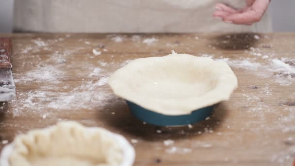 Stap Voor Stap Vakantieseizoen Bakken — Stockvideo