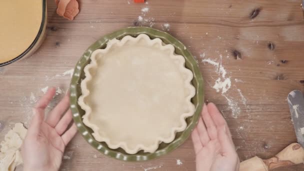 Step Step Holiday Season Baking — Stock Video