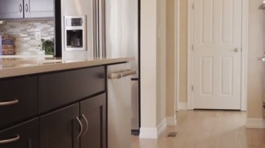 lüks evde modern bir mutfak