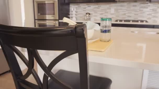 Moderne Keuken Luxe Woning — Stockvideo