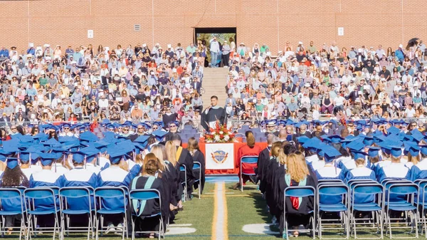 Denver Colorado Usa May 2018 Graduation Ceremony Cherry Creek High — Stock Photo, Image