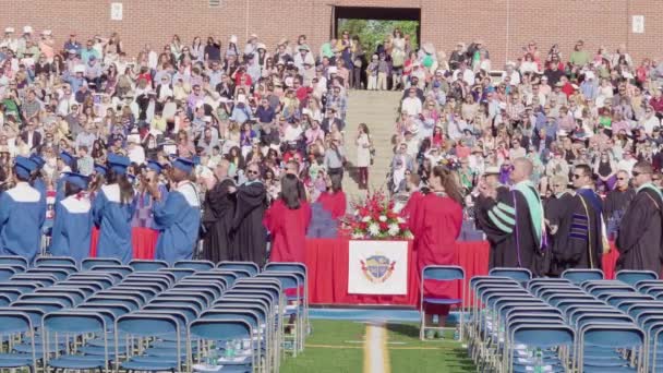 Denver Colorado Eua Maio 2018 Cerimônia Formatura Cherry Creek High — Vídeo de Stock