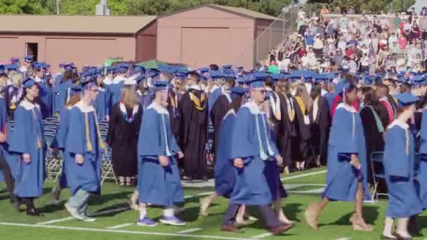 Denver Colorado Usa May 2018 Graduation Ceremony Cherry Creek High — Stock Video