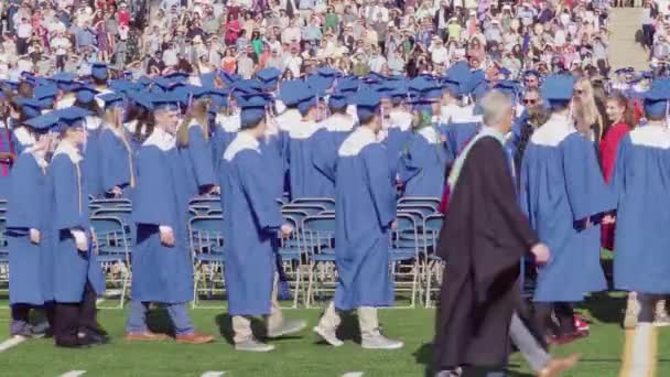 Denver Colorado Estados Unidos Mayo 2018 Ceremonia Graduación Cherry Creek — Vídeo de stock