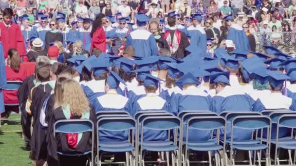 Denver Colorado Estados Unidos Mayo 2018 Ceremonia Graduación Cherry Creek — Vídeo de stock