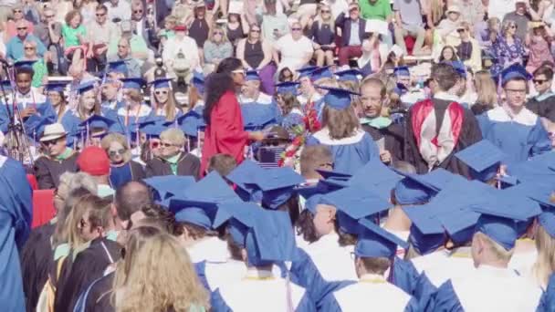 Denver Colorado Estados Unidos Mayo 2018 Ceremonia Graduación Cherry Creek — Vídeos de Stock