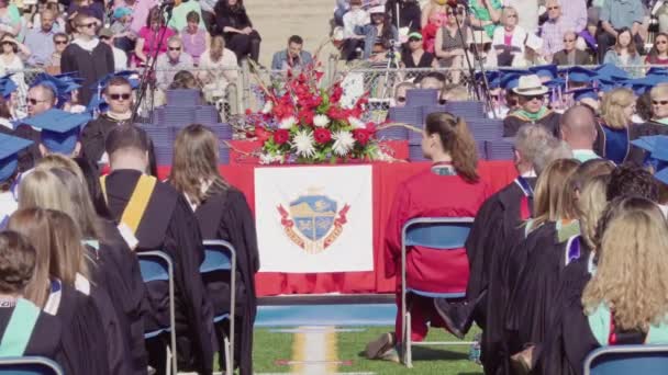 Denver Colorado Estados Unidos Mayo 2018 Ceremonia Graduación Cherry Creek — Vídeo de stock