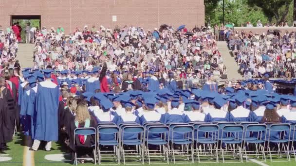 Денвер Колорадо Сша Мая 2018 Года Церемония Закрытия Средней Школы — стоковое видео
