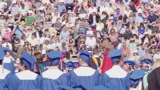 Denver Colorado Estados Unidos Mayo 2018 Ceremonia Graduación Cherry Creek — Vídeo de stock