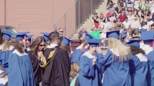 Denver Colorado Usa Mei 2018 Graduatie Ceremonie Van Cherry Creek — Stockvideo