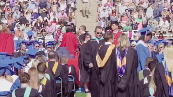 Denver Colorado Estados Unidos Mayo 2018 Ceremonia Graduación Cherry Creek — Vídeo de stock