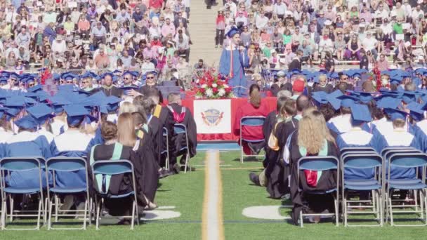 Denver Colorado Eua Maio 2018 Cerimônia Formatura Cherry Creek High — Vídeo de Stock