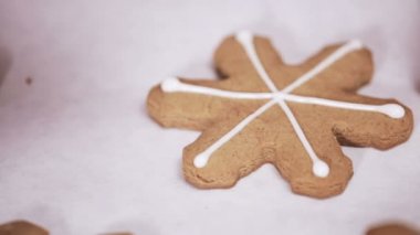 geleneksel ev yapımı gingerbread çerezleri yiyecek hediye olarak