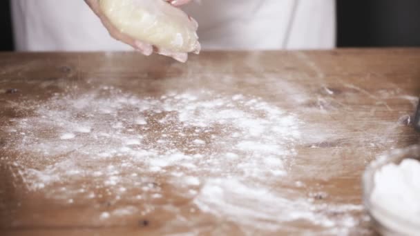 Paso Paso Horneado Temporada Navideña Hornear Galletas Azúcar Para Navidad — Vídeo de stock