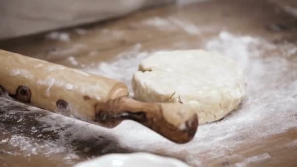 Langkah Demi Langkah Pemanggangan Musim Liburan Memanggang Kue Gula Untuk — Stok Video