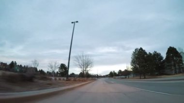 Denver, Colorado, ABD-7 Ocak, 2018-Pov-sürüş Eyaletlerarası Otoban I70 