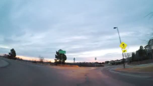 Denver Colorado Usa Januari 2018 Pov Rijden Interstate Highway I70 — Stockvideo