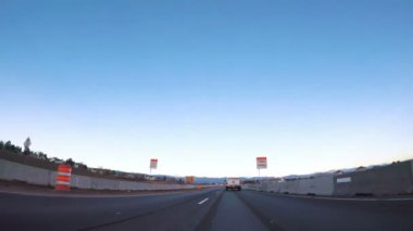 Denver, Colorado, ABD-7 Ocak, 2018-Pov-sürüş Eyaletlerarası Otoban I70 