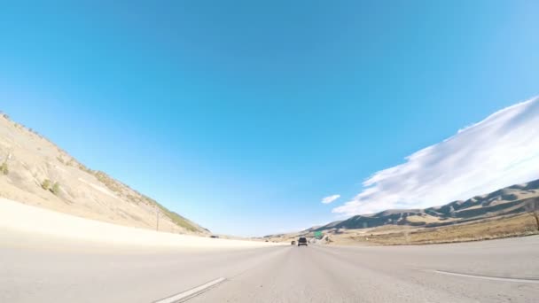 Denver Colorado Usa Januar 2018 Pov Fahren Auf Der Autobahn — Stockvideo