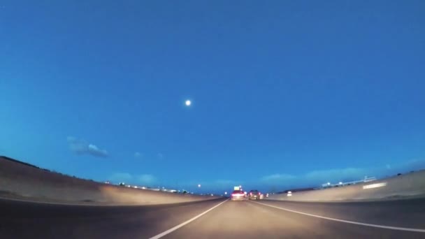 Denver Colorado Stany Zjednoczone Ameryki Luty 2018 Pov Jazdy Autostradą — Wideo stockowe