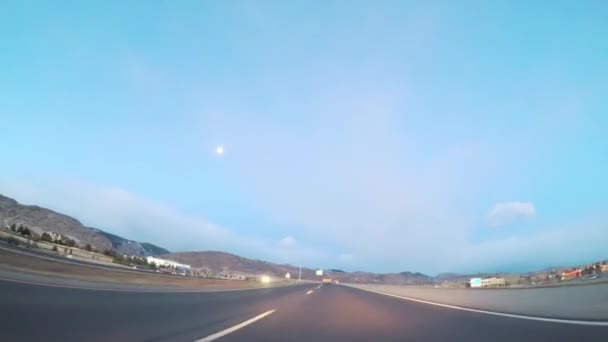 Denver Colorado Stany Zjednoczone Ameryki Styczeń 2018 Pov Jazda Autostrada — Wideo stockowe